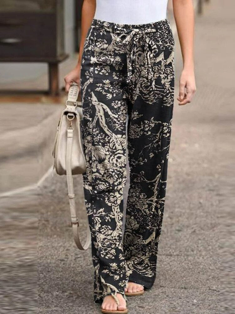 Leala - Elegante Damenhose mit weitem Bein für den Sommer