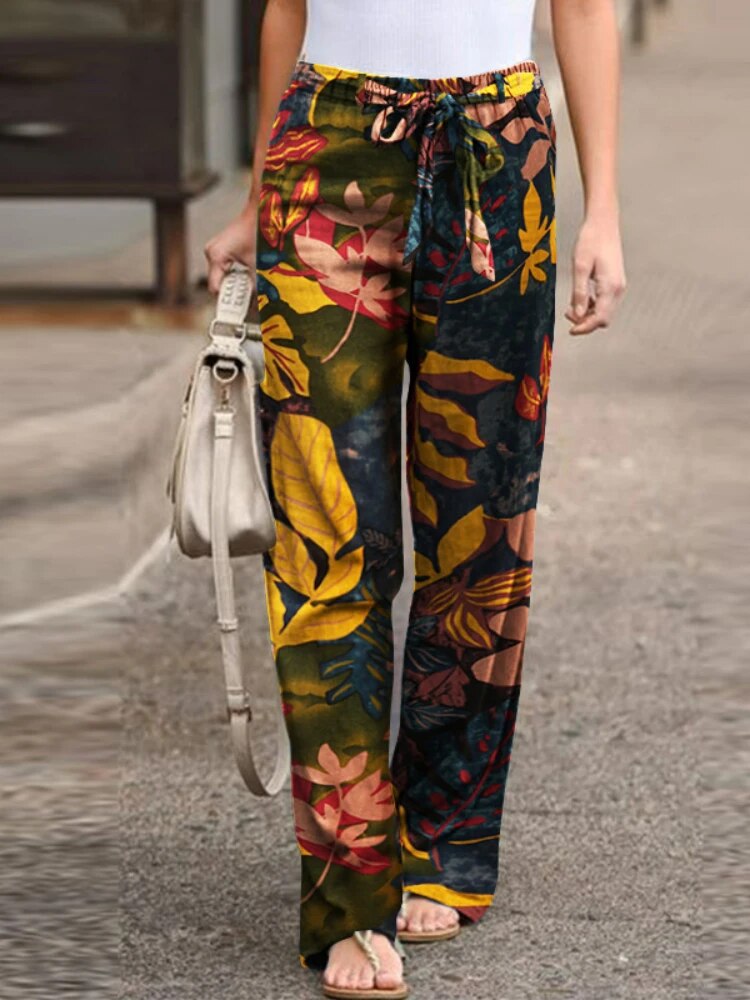 Leala - Elegante Damenhose mit weitem Bein für den Sommer
