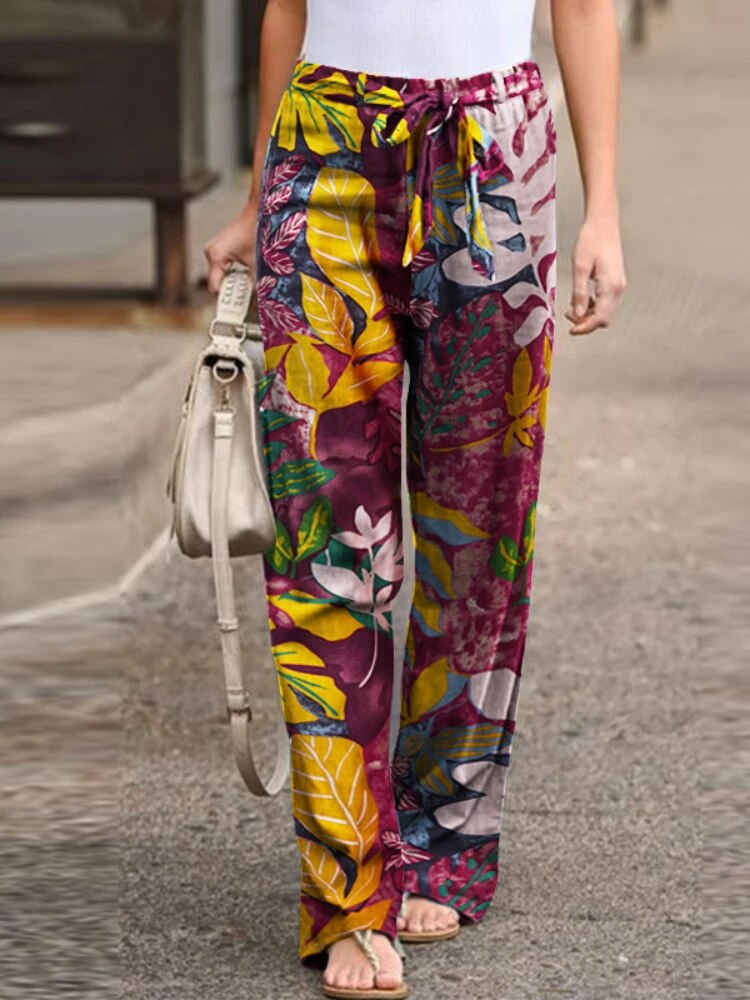 Leala - Elegante Damenhose mit weitem Bein für den Sommer