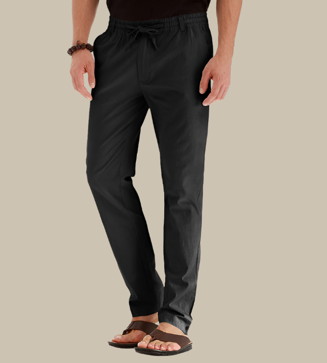 Orben - Bequeme Herren Sommerhose mit elastischem Bund für lässige Looks