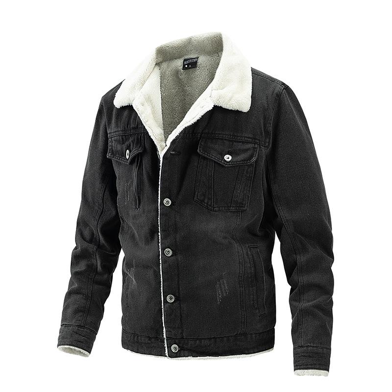 Dalmiro | Denimjacke mit luxuriöser Lammwollfütterung