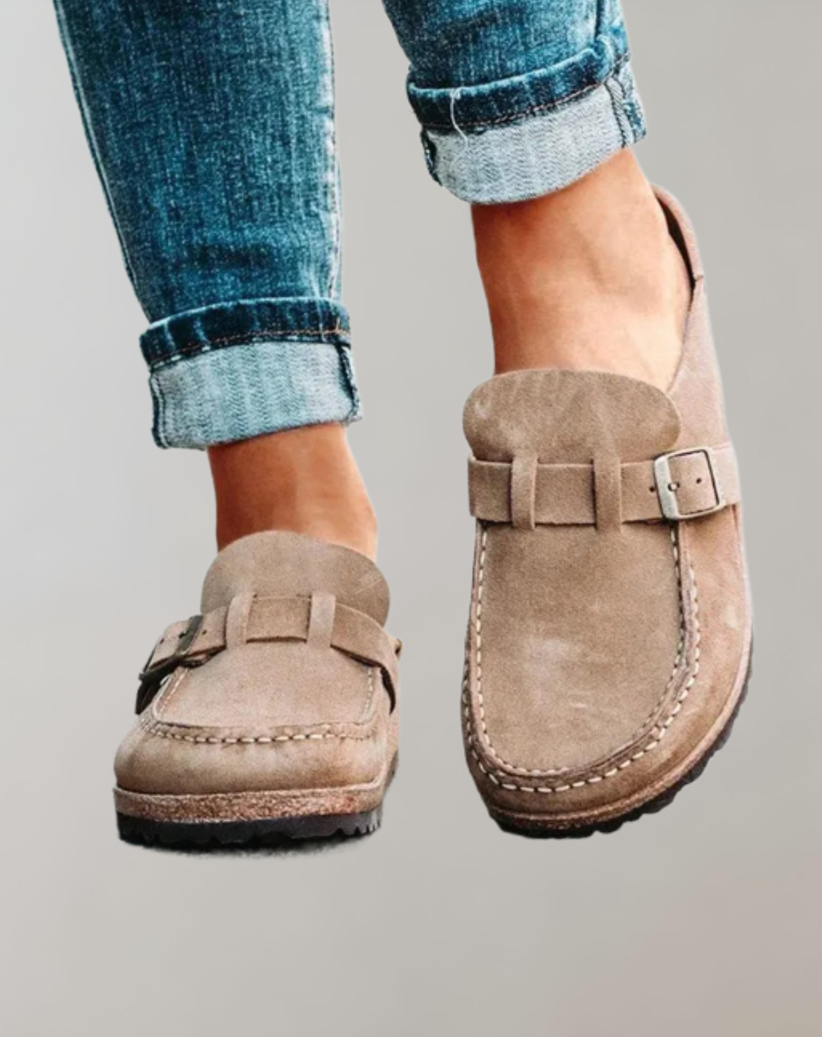 Myrtelle -  Halbloafer Stil mit Schnalle für Freizeitkleidung Schuhe
